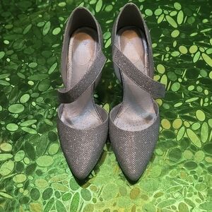 Glitter Heeled Pumps